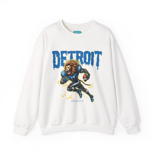 Detroit Football Crewneck Sweatshirt V2